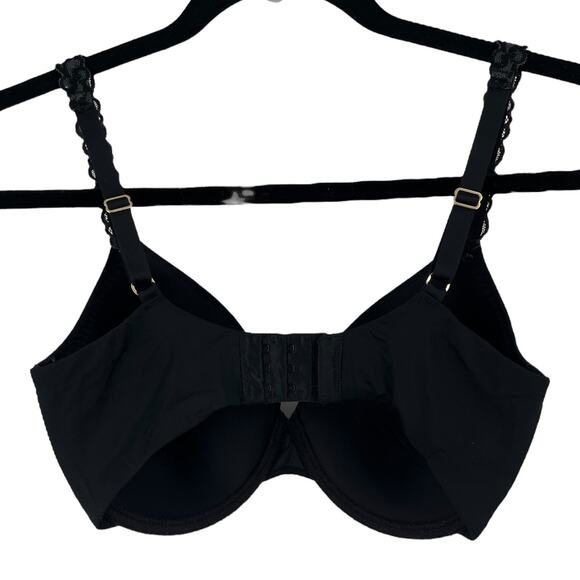 Natori T-shirt bra 732080 Pure Luxe underwire light black size 32DDD 32F - Picture 5 of 6